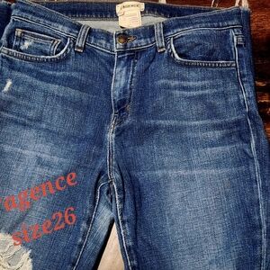 L'AGENCE Blue Skinny Jeans